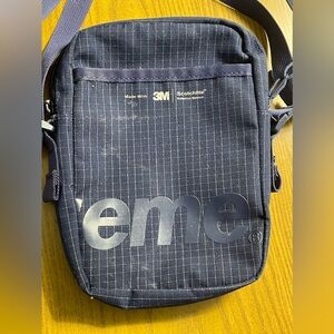 Supreme SS24 3M Reflective Shoulder Bag Blue